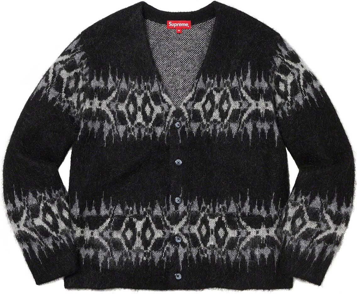 Abstract Stripe Cardigan view 9